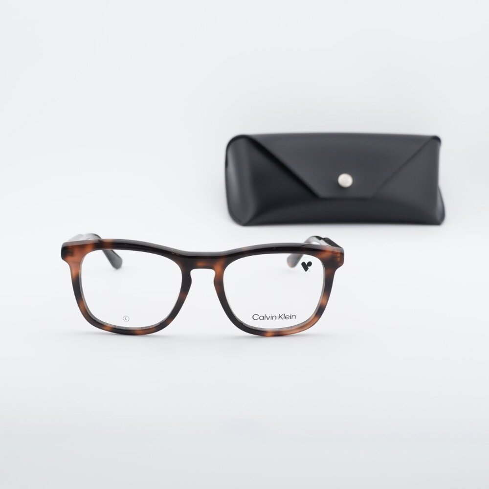 Calvin Klein CK24515 240 Square Eyeglasses 52mm - Havana - Picture 5 of 10